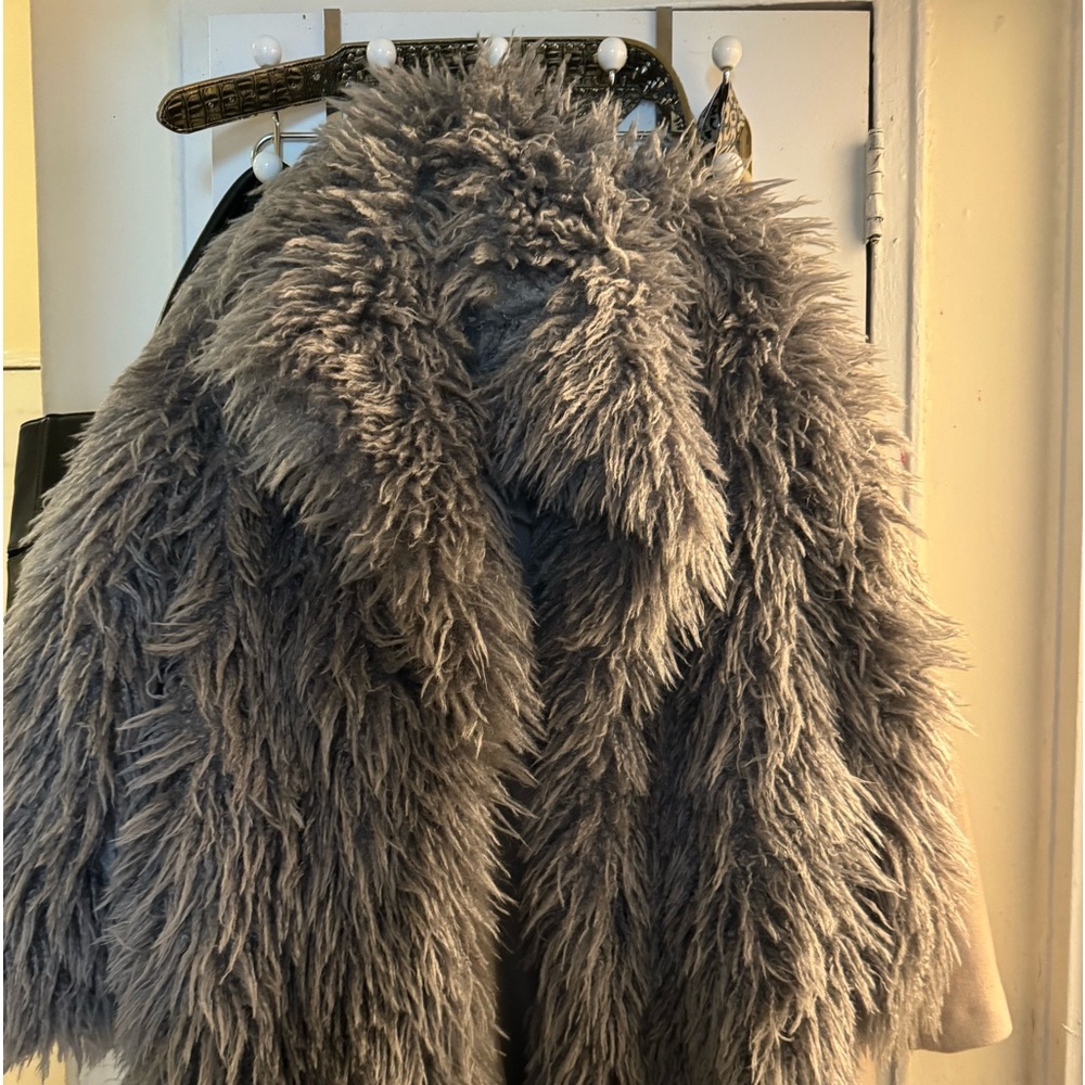 Zara faux fur coat